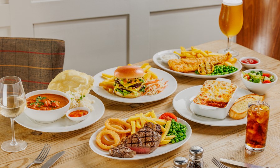Brewers Fayre Mid week deal offer dishes